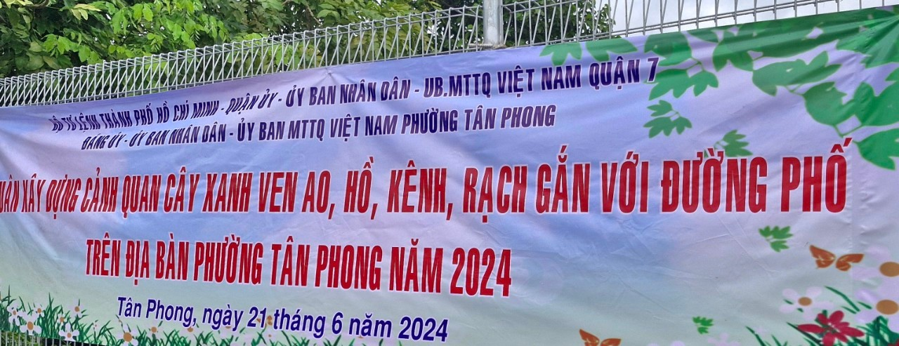 quan 7 tp hcm tong luc giai cuu kenh rach khoi o nhiem rac thai