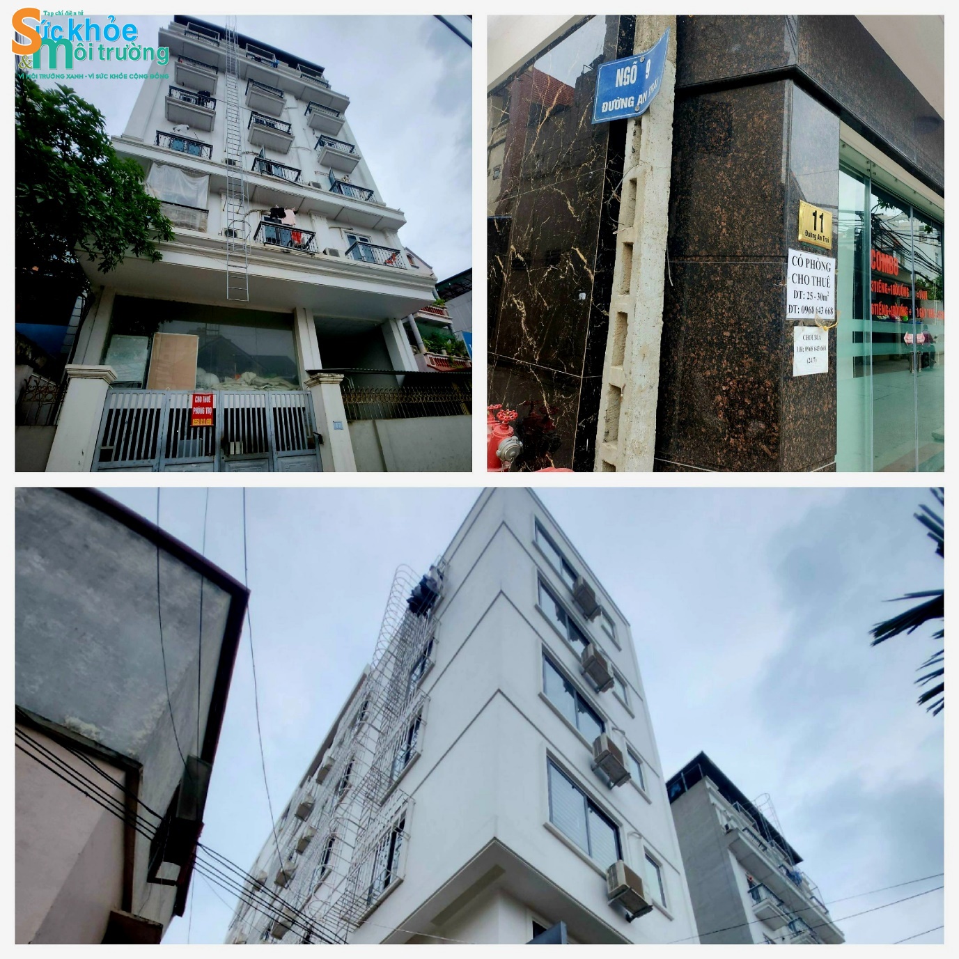 Nhiều tòa nhà có chiều cao “khủng” được xây dựng vào mục đích làm chung cư mini, nhà nghỉ, nhà trọ tại thôn An Trai (xã Vân Canh) Nhiều tòa nhà có chiều cao “khủng” được xây dựng vào mục đích làm chung cư mini, nhà nghỉ, nhà trọ tại thôn An Trai (xã Vân Canh)