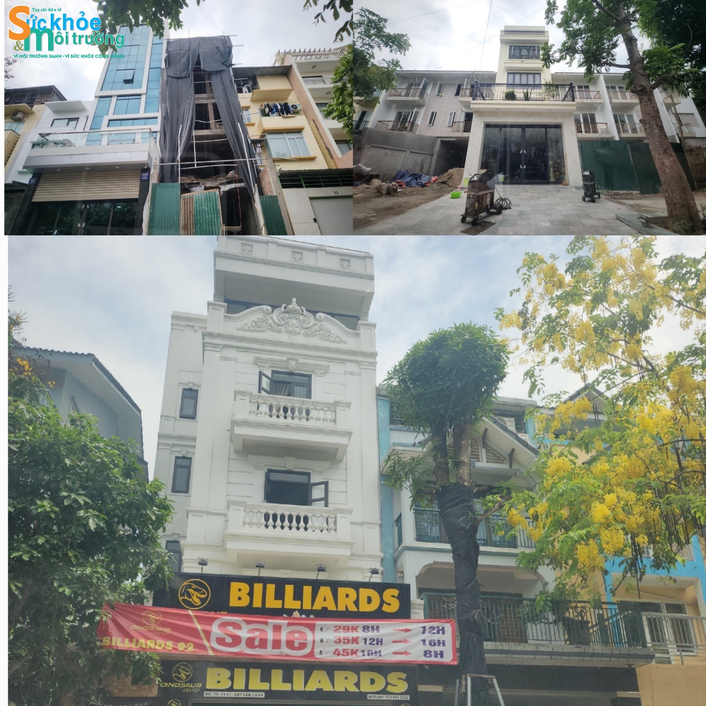 Những công trình nhà liền kề thay đổi thiết kế vẫn “mọc” lên như nấm sau mưa tại Khu đô thị Vân Canh Những công trình nhà liền kề thay đổi thiết kế vẫn “mọc” lên như nấm sau mưa tại Khu đô thị Vân Canh