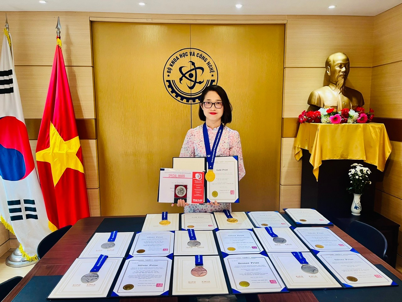 Triển lãm Quốc tế về Sáng chế của phụ nữ (KIWIE 2024) tại Hàn Quốc: Tài sản trí tuệ của nữ sáng chế Việt Nam tỏa sáng