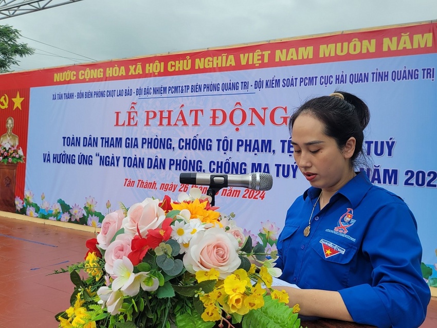 Bộ đội Biên phòng và nhân dân phát động hưởng ứng “Ngày toàn dân phòng, chống ma túy - 26/6”