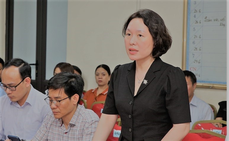 TS. Nguyễn Minh Hằng - Phó Cục trưởng Cục Y tế dự phòng đánh giá cao những nỗ lực và kết quả mà ngành Y tế Hà Tĩnh đã đạt được.