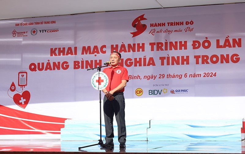     Phó Bí Thư Thường trực Tỉnh ủy Trần Hải Châu phát biểu khai mạc ngày hội