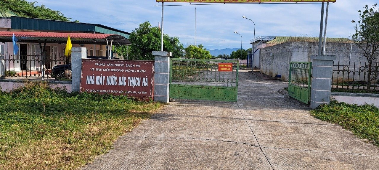 Nhà máy nước tập trung Bắc Thạch Hà phục vụ nhu cầu nước sạch của người dân