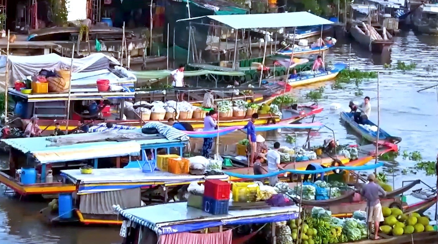 Xuôi dòng chợ nổi Ngã Năm