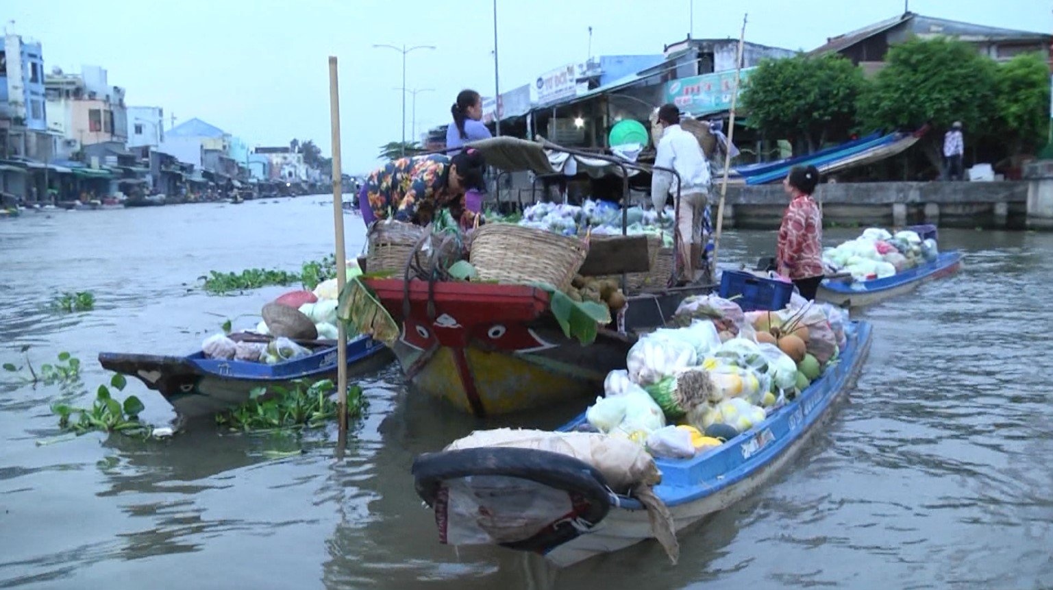 Xuôi dòng chợ nổi Ngã Năm