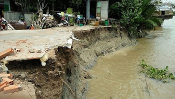 sat lo dat nghiem trong o long an trong 9 nam 26km dat bi nuot chung