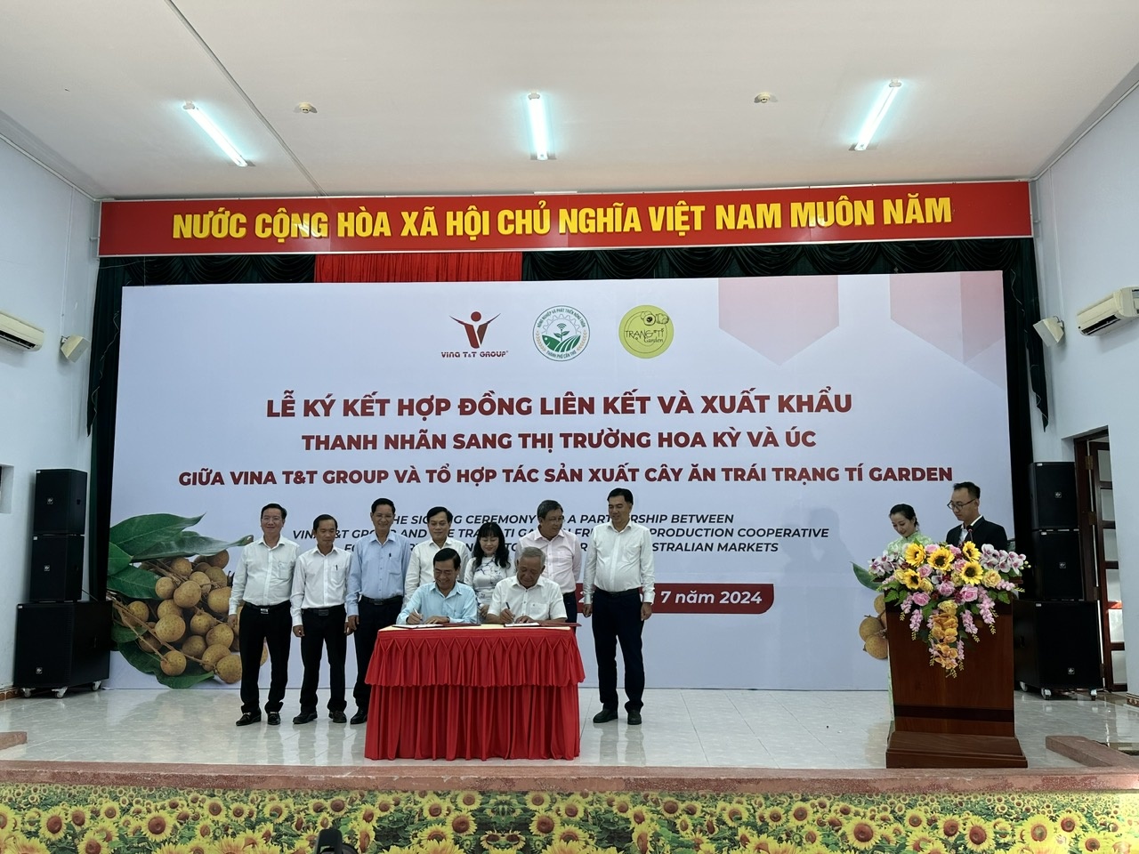 Cần Thơ xuất khẩu lô thanh nhãn sang thị trường Hoa kỳ và Australia