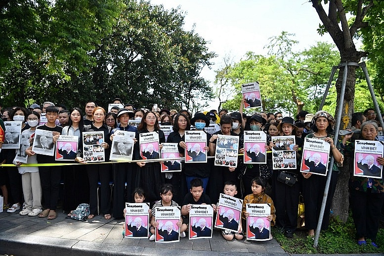 TỔNG THUẬT: LỄ TRUY ĐIỆU VÀ LỄ AN TÁNG TỔNG BÍ THƯ NGUYỄN PHÚ TRỌNG