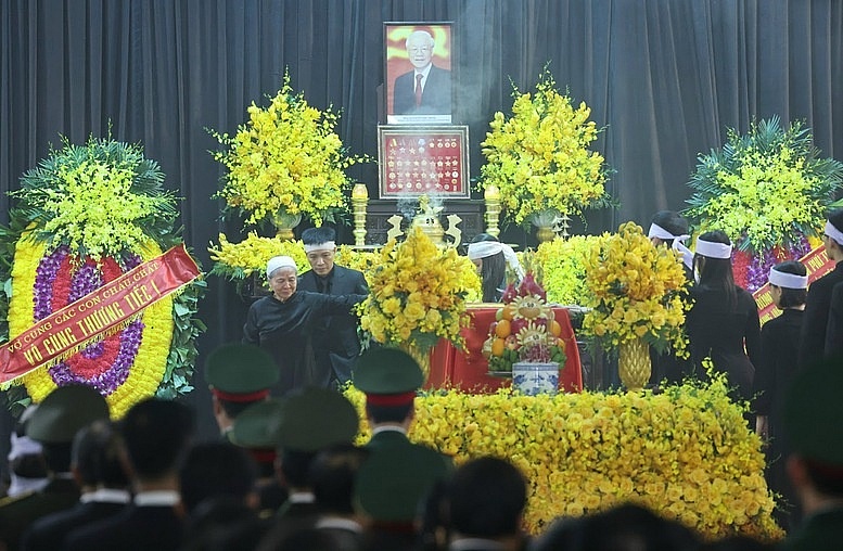 TỔNG THUẬT: LỄ TRUY ĐIỆU VÀ LỄ AN TÁNG TỔNG BÍ THƯ NGUYỄN PHÚ TRỌNG