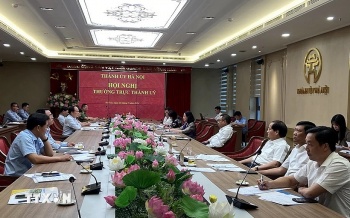 bi thu thanh uy ha noi bao dam an toan tinh mang cho nguoi dan vung mua lu
