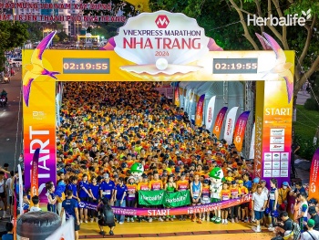 herbalife viet nam dong hanh cung giai vnexpress marathon nha trang lan thu ba lien tiep de khuyen khich loi song nang dong