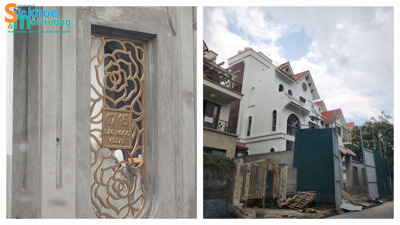 Biệt thự số 17BT15 đang được chủ đầu tư xây dựng có thiết kế “độc lạ” hoàn toàn khác biệt so với thiết kế đã được quy hoạch.