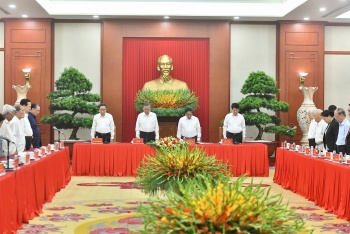 tong bi thu chu tich nuoc gap mat cac dong chi lanh dao nguyen lanh dao dang nha nuoc