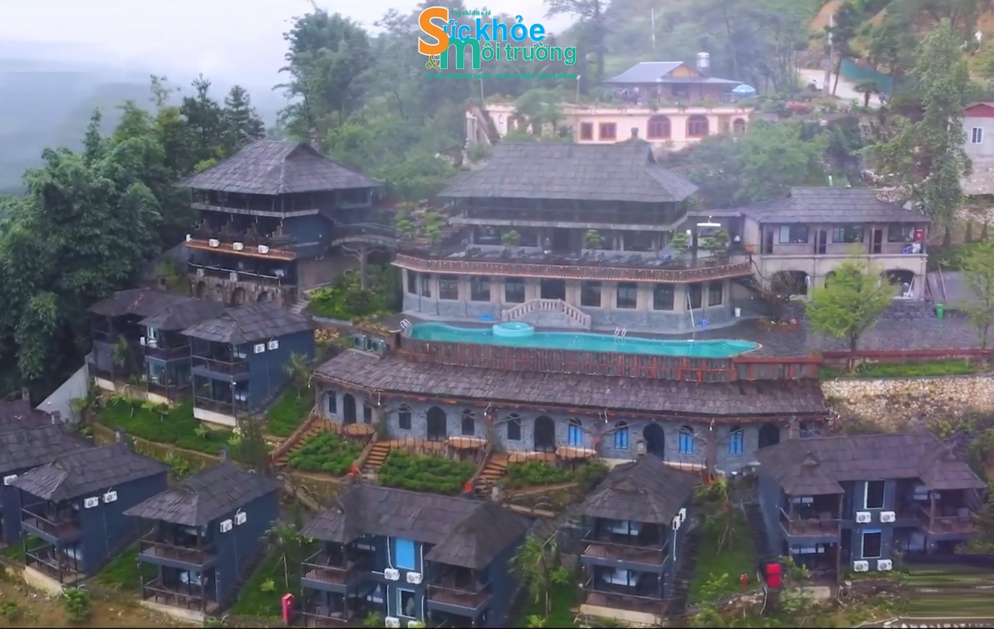 Công trình nghỉ dưỡng The Mong Village Resort & Spa, Phường Cầu Mây, thị xã Sa Pa chưa được xử lý triệt để Công trình nghỉ dưỡng The Mong Village Resort & Spa, Phường Cầu Mây, thị xã Sa Pa chưa được xử lý triệt để