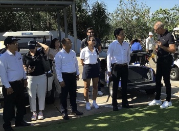 chuan bi san sang cho giai dau brg open golf championship da nang 2024