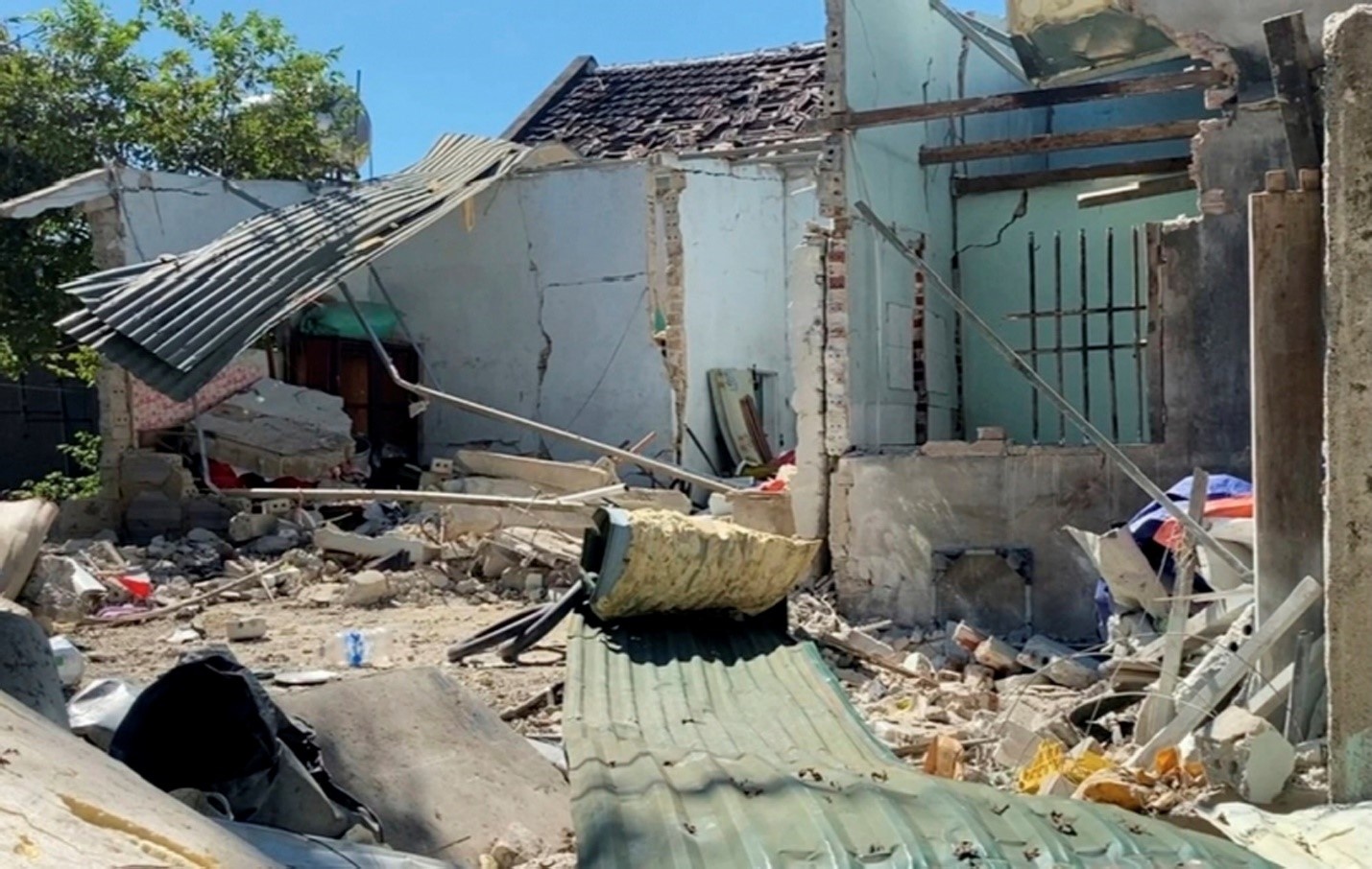 Hiện trường vụ nố ngày 27/08 khiến 2 người thiệt mạng