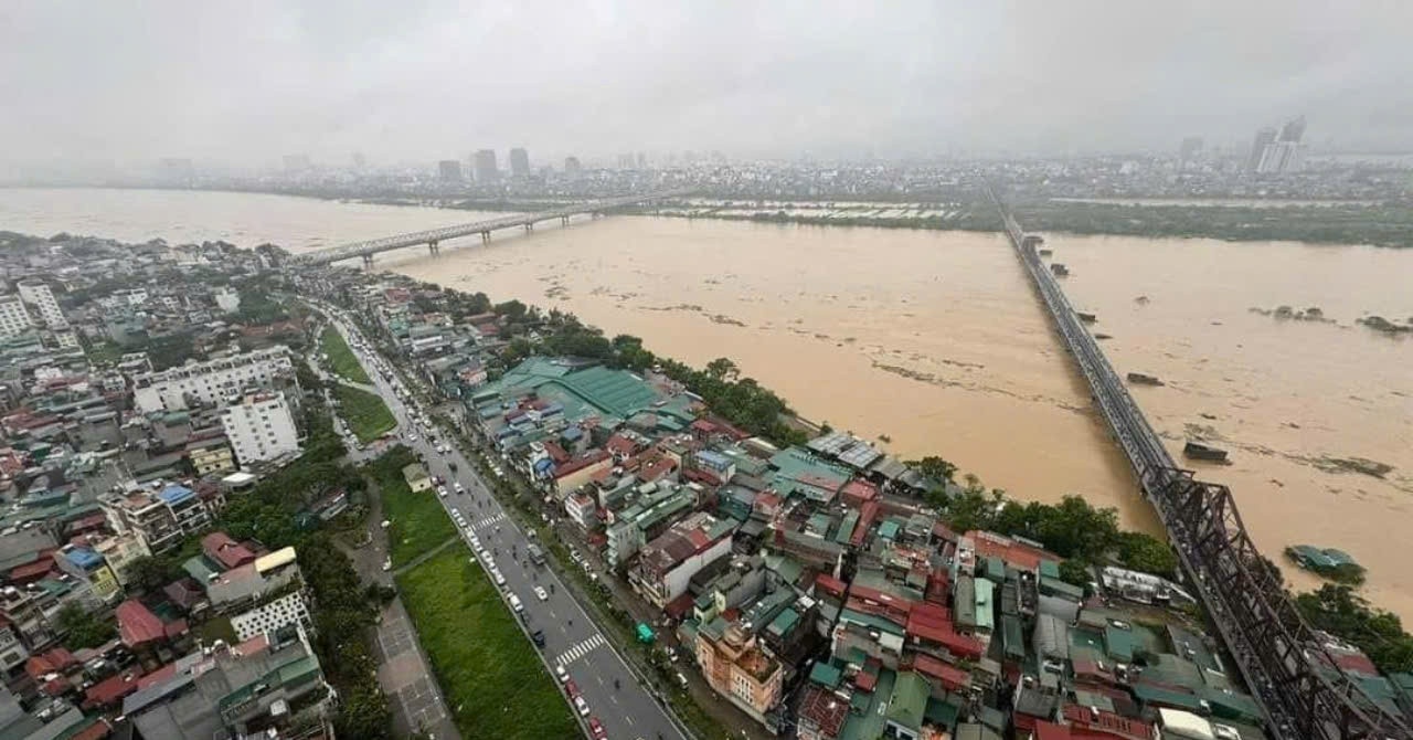 Tập trung ứng phó với lũ lớn trên các tuyến sông khu vực Hà Nội