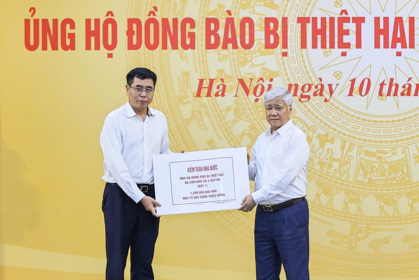 Kiểm toán Nhà nước phát động ủng hộ đồng bào bị thiệt hại do bão số 3 gây ra