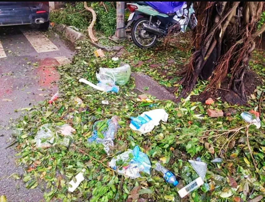 Hà Nội: Cần nêu cao ý thức của người dân trong đảm bảo môi trường sau bão