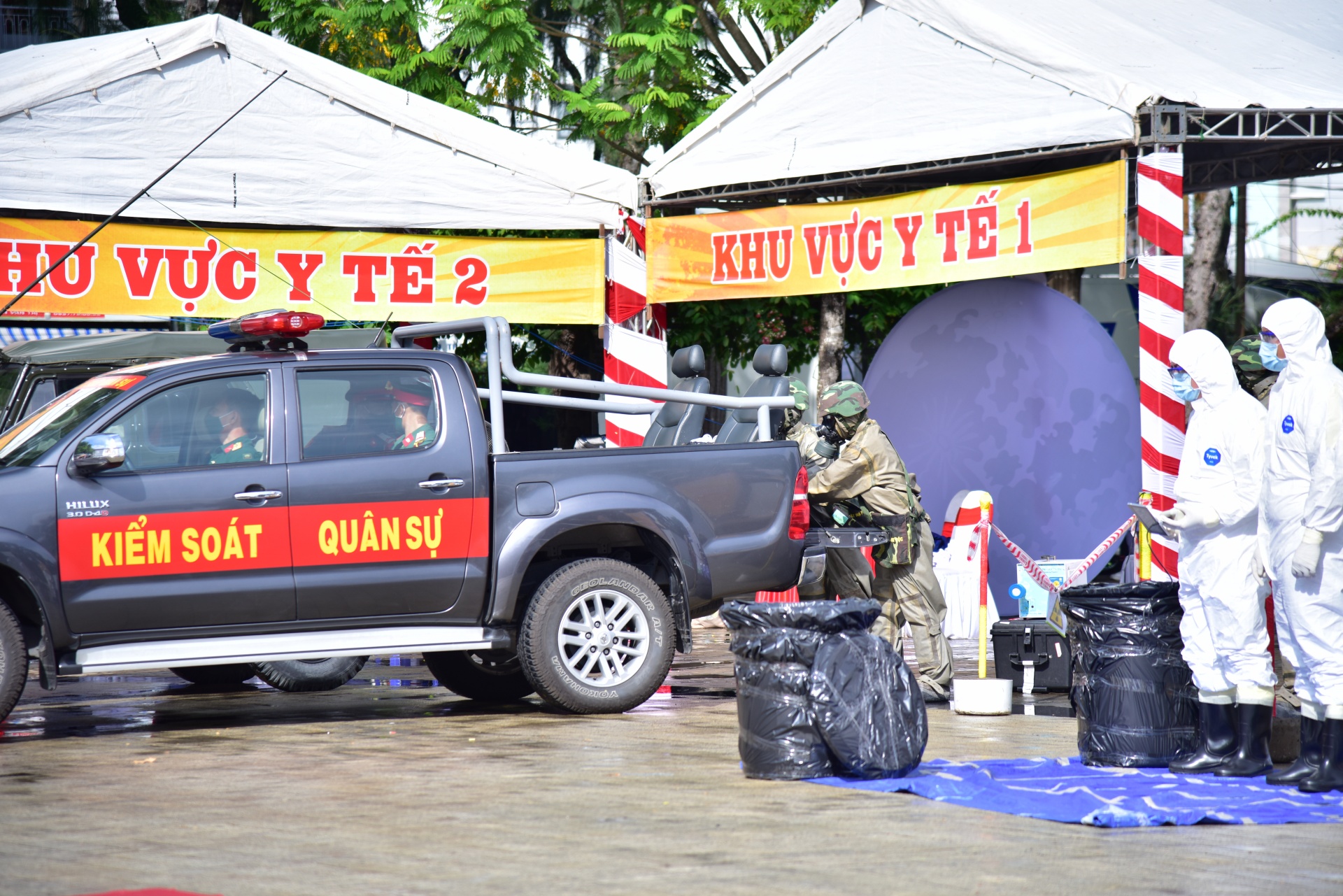 Cần Thơ diễn tập ứng phó sự cố bức xạ và hạt nhân