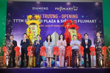 khai truong trung tam thuong mai diamond plaza diem mua sam ly tuong cua thu do ha noi