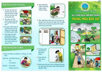 xu ly nuoc va ve sinh moi truong dam bao y te sau mua lu