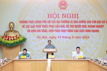 thu tuong chu tri hoi nghi khac phuc hau qua bao voi 4 muc tieu lon