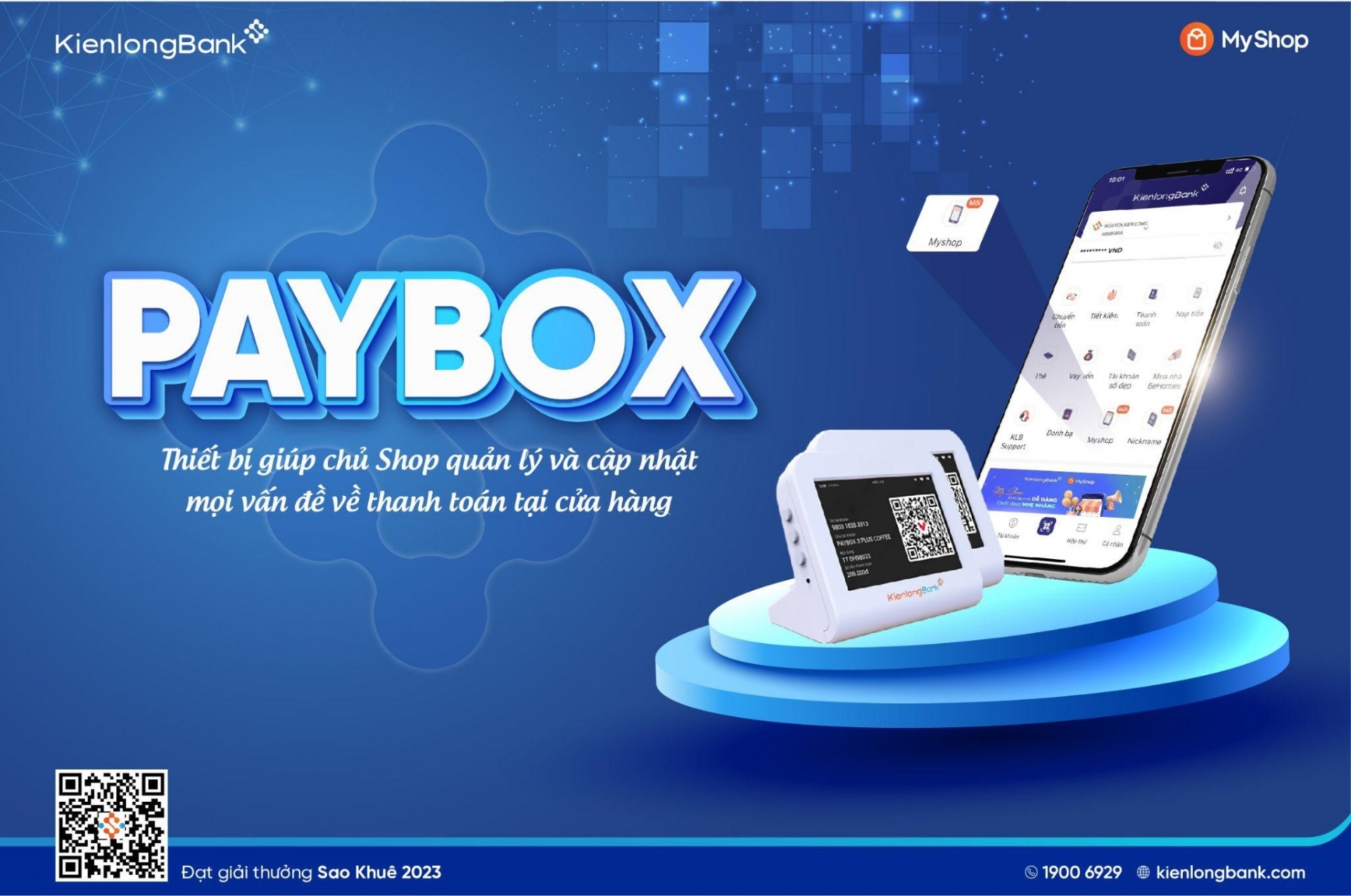 Nhiều hơn chức năng của một thiết bị tạo QR Code thông thường, Paybox của KienlongBank có thể thay chủ Shop quản lý, theo dõi cũng như cập nhật tức thời và liên tục các vấn đề thanh toán tại cửa hàng Nhiều hơn chức năng của một thiết bị tạo QR Code thông thường, Paybox của KienlongBank có thể thay chủ Shop quản lý, theo dõi cũng như cập nhật tức thời và liên tục các vấn đề thanh toán tại cửa hàng