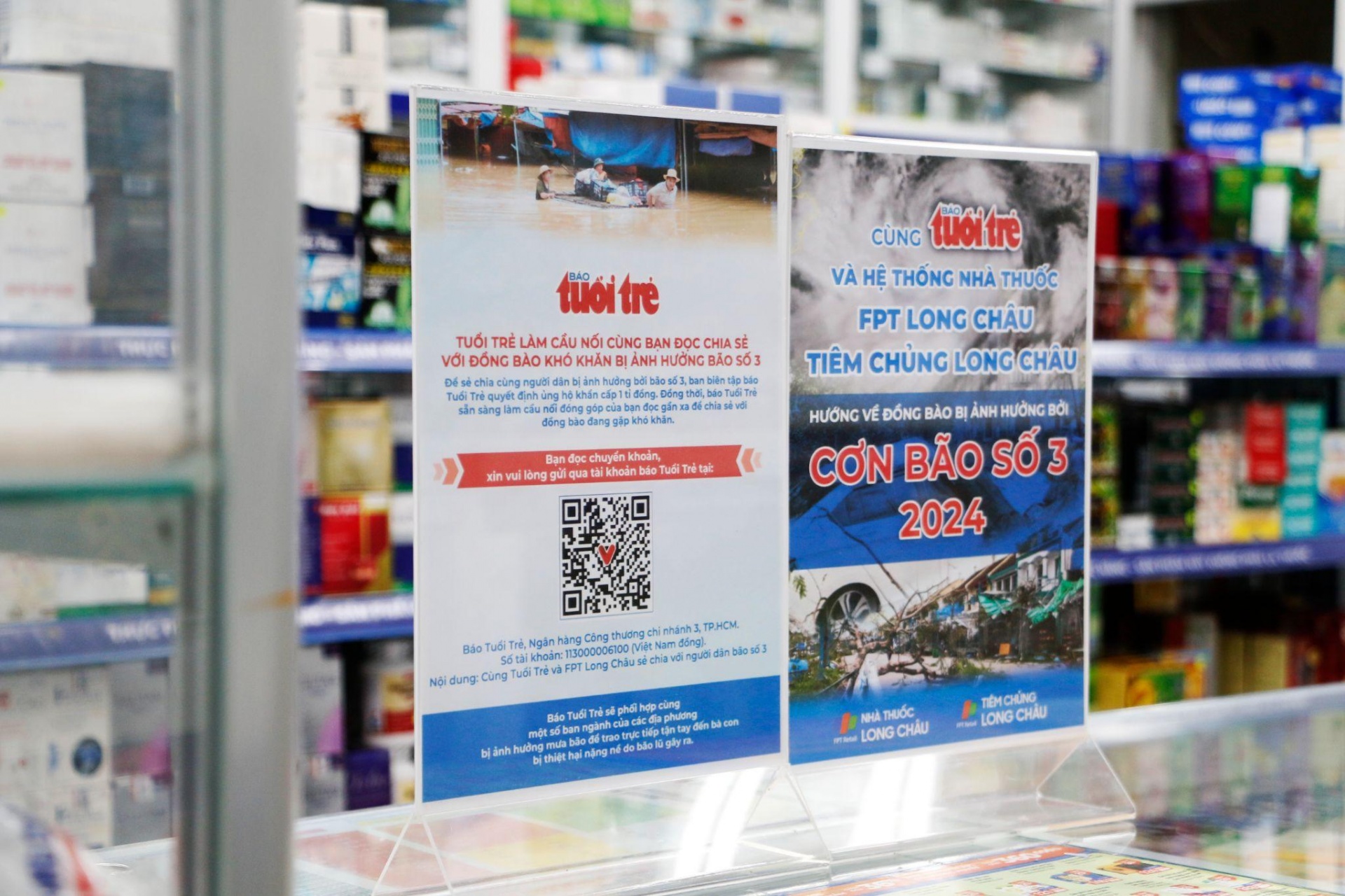 FPT Long Châu điều động nhanh 10 tấn thuốc, phối hợp với các đơn vị hỗ trợ người dân vùng bão lũ FPT Long Châu điều động nhanh 10 tấn thuốc, phối hợp với các đơn vị hỗ trợ người dân vùng bão lũ