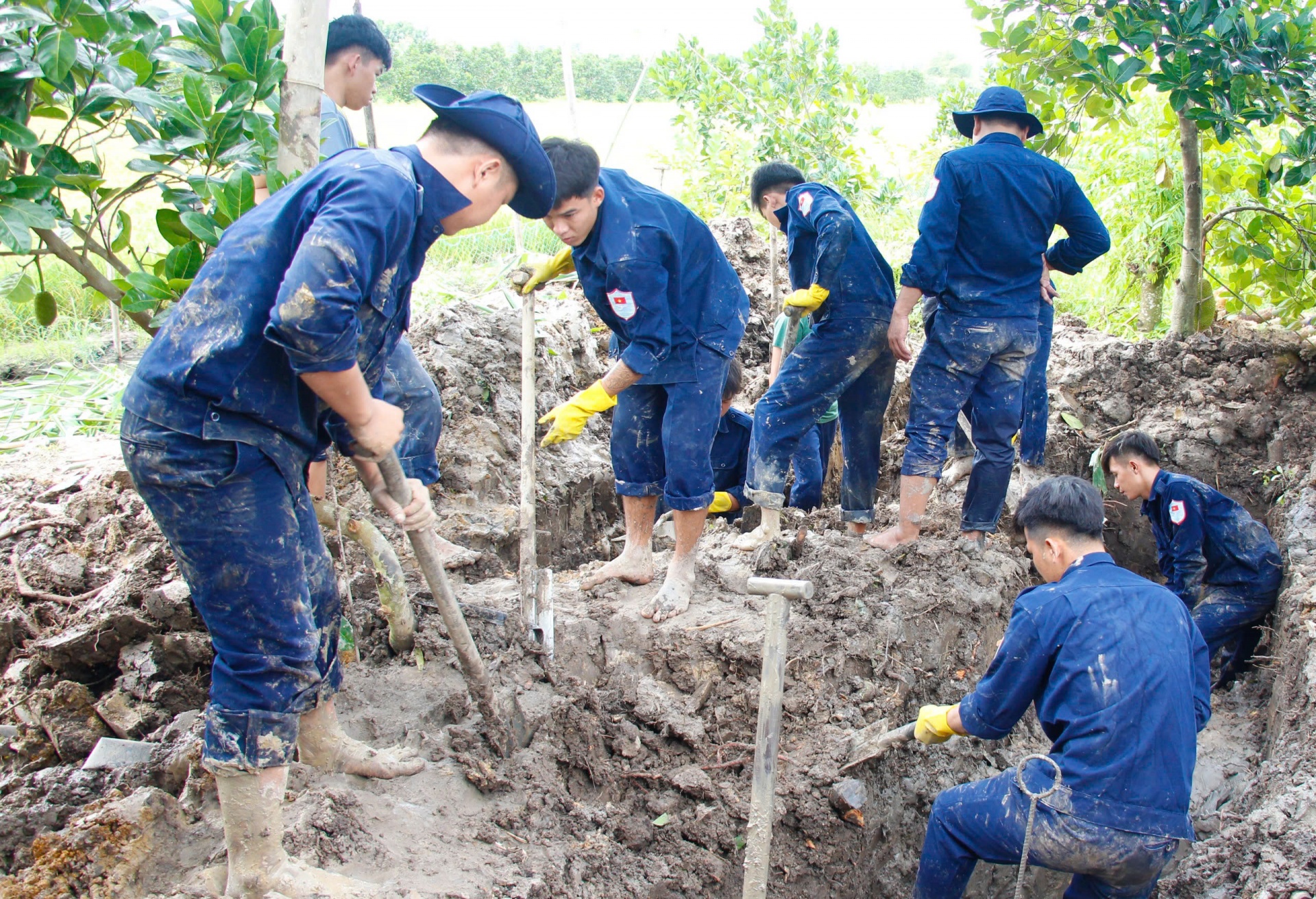 Quy tập được 8 hài cốt liệt sĩ tại huyện Cầu Kè, tỉnh Trà Vinh