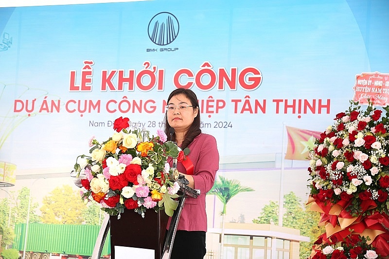 Tập đoàn BMK khởi công dự án Cụm công nghiệp Tân Thịnh 450 tỉ đồng