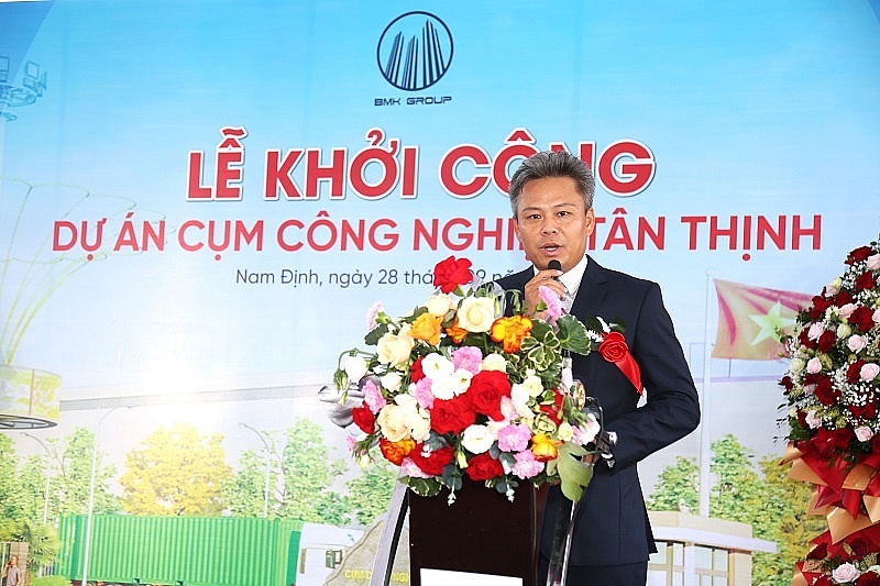 Tập đoàn BMK khởi công dự án Cụm công nghiệp Tân Thịnh 450 tỉ đồng