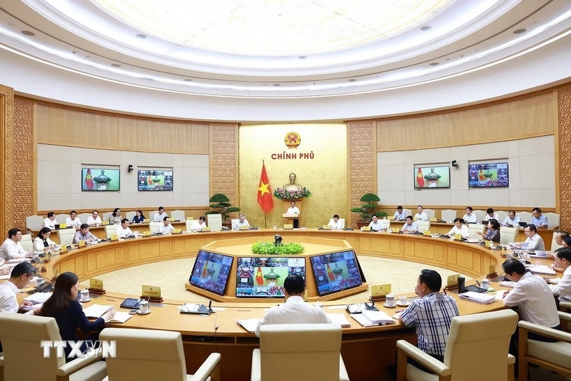 Phiên họp Chính phủ Thường kỳ tháng 9 năm 2024 và Hội nghị Chính phủ với các địa phương. (Ảnh: TTXVN) Phiên họp Chính phủ Thường kỳ tháng 9 năm 2024 và Hội nghị Chính phủ với các địa phương. (Ảnh: TTXVN)