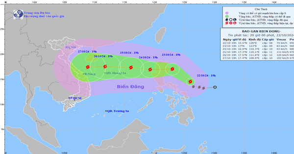 Bão Trami hướng về bờ biển các tỉnh Trung Bộ, gây mưa lớn Bão Trami hướng về bờ biển các tỉnh Trung Bộ, gây mưa lớn