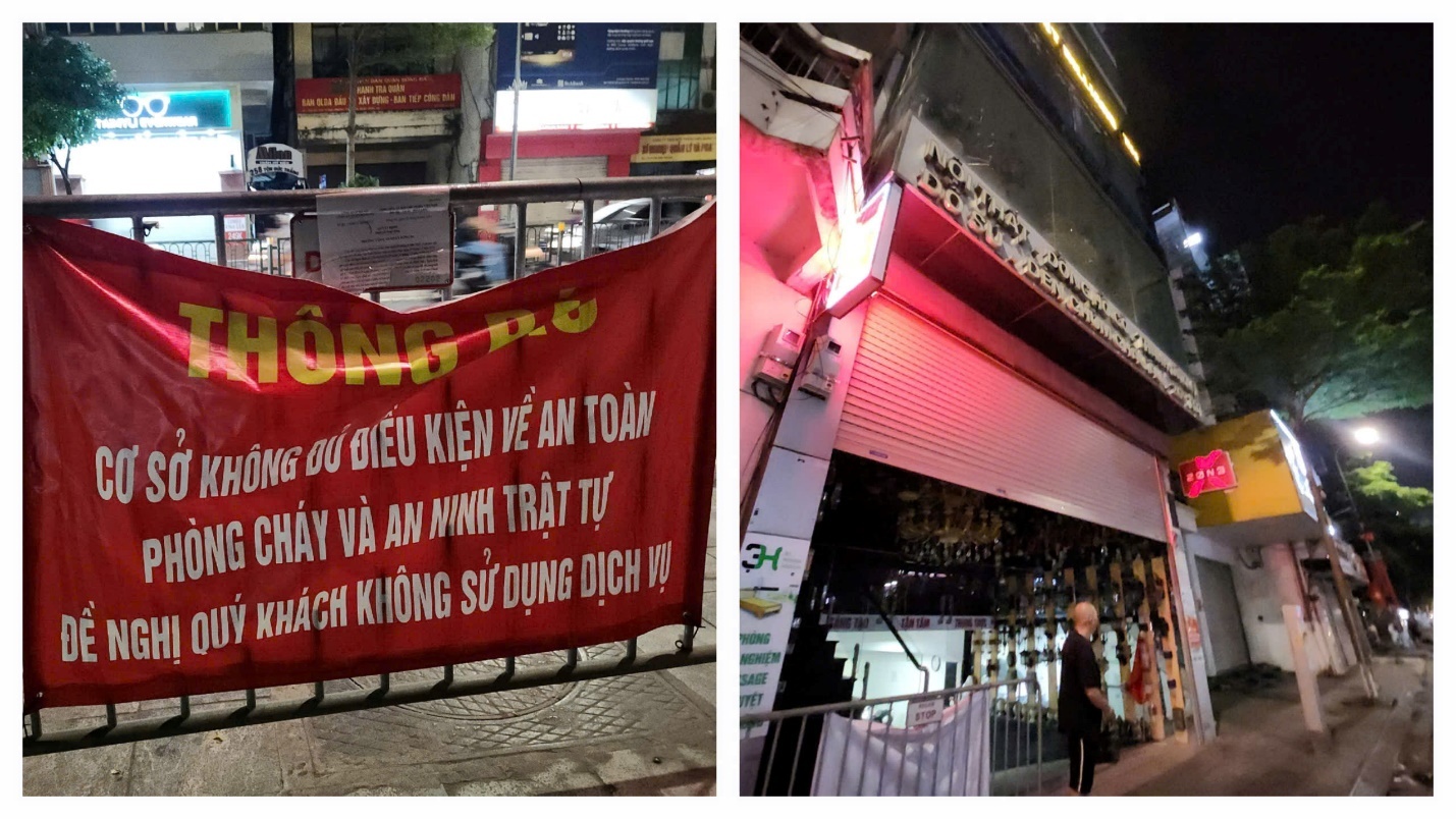 Tòa nhà số 269 Tôn Đức Thắng bị tạm đình chỉ theo Quyết định số 279/QĐTĐC- CAĐĐ-PCCC của Công an quận Đống Đa vì không đủ điều kiện về an toàn phòng cháy và an ninh trật tự.