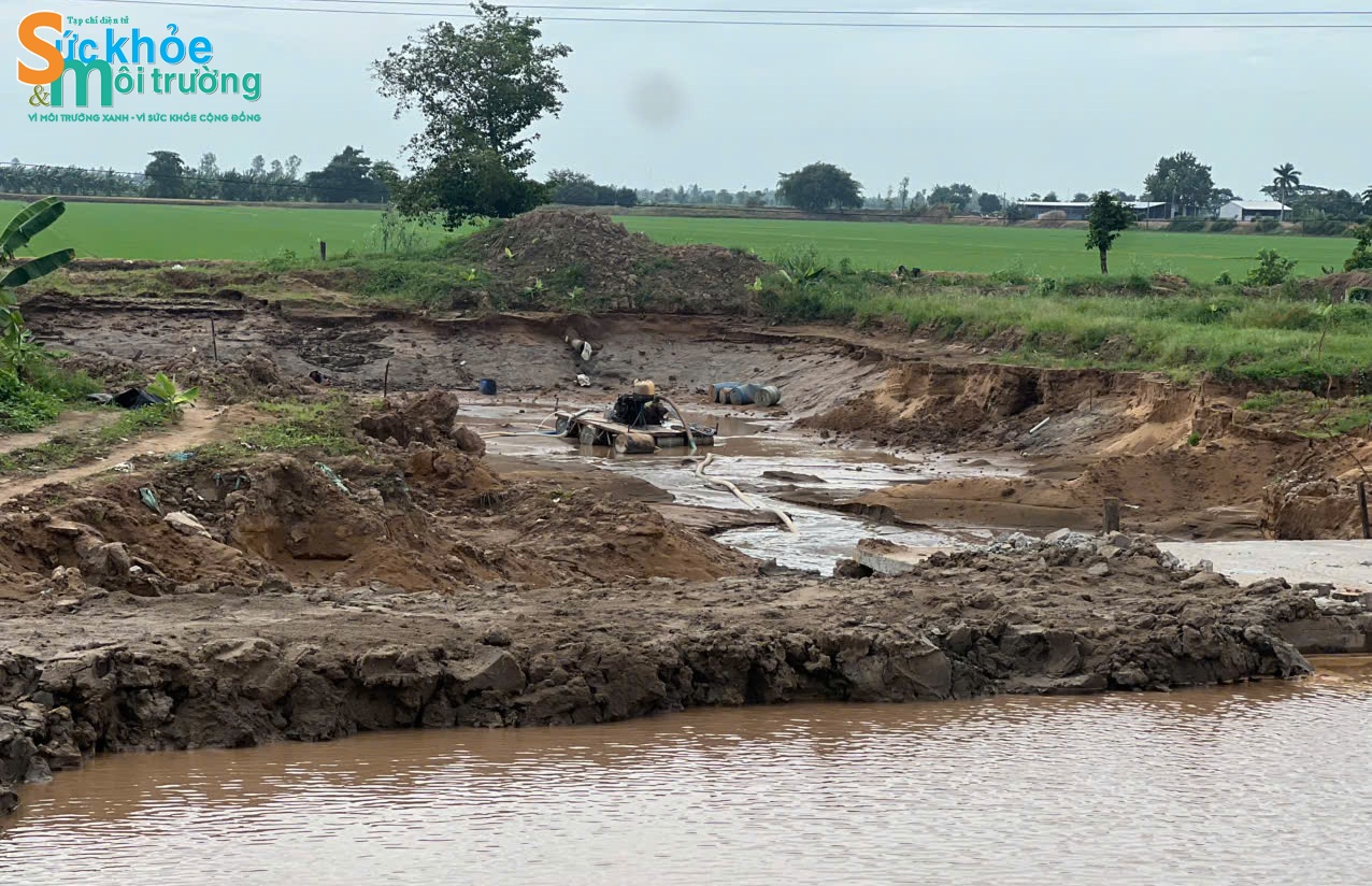 Cần Thơ: Ngang nhiên khai thác khoáng sản trái phép trên thửa đất đang thi hành án