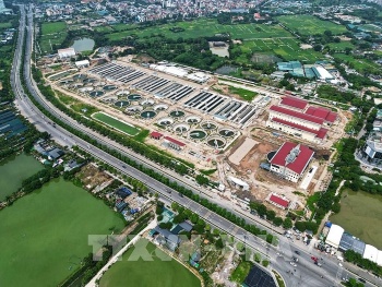 nha may xu ly nuoc thai yen xa sap di vao hoat dong