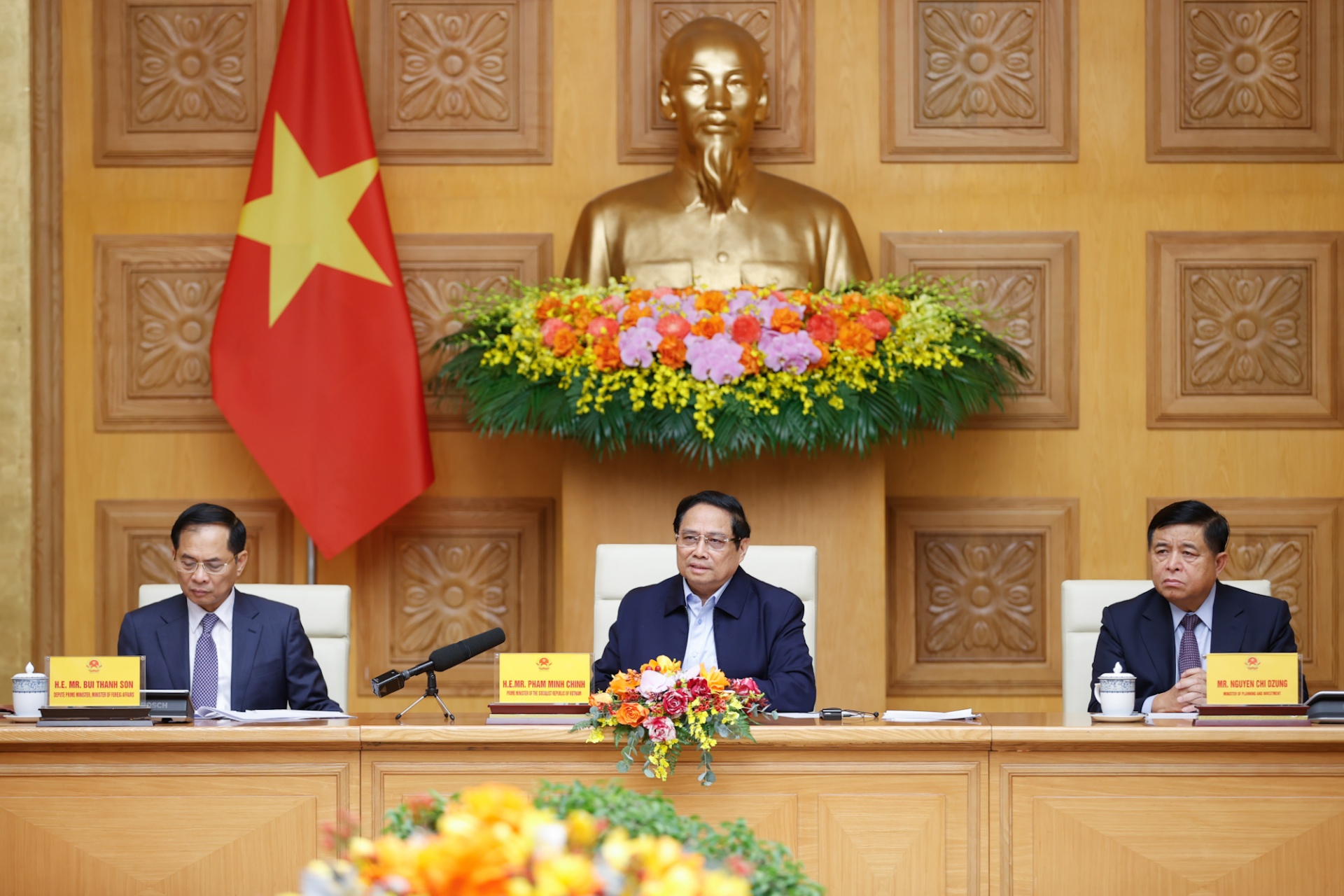   Thủ tướng cũng đánh giá cao sáng kiến của Tập đoàn Vingroup thành lập Quỹ VinFuture và Giải thưởng VinFuture; là một nỗ lực góp phần thúc đẩy sự phát triển khoa học Việt Nam và thế giới - Ảnh: VGP