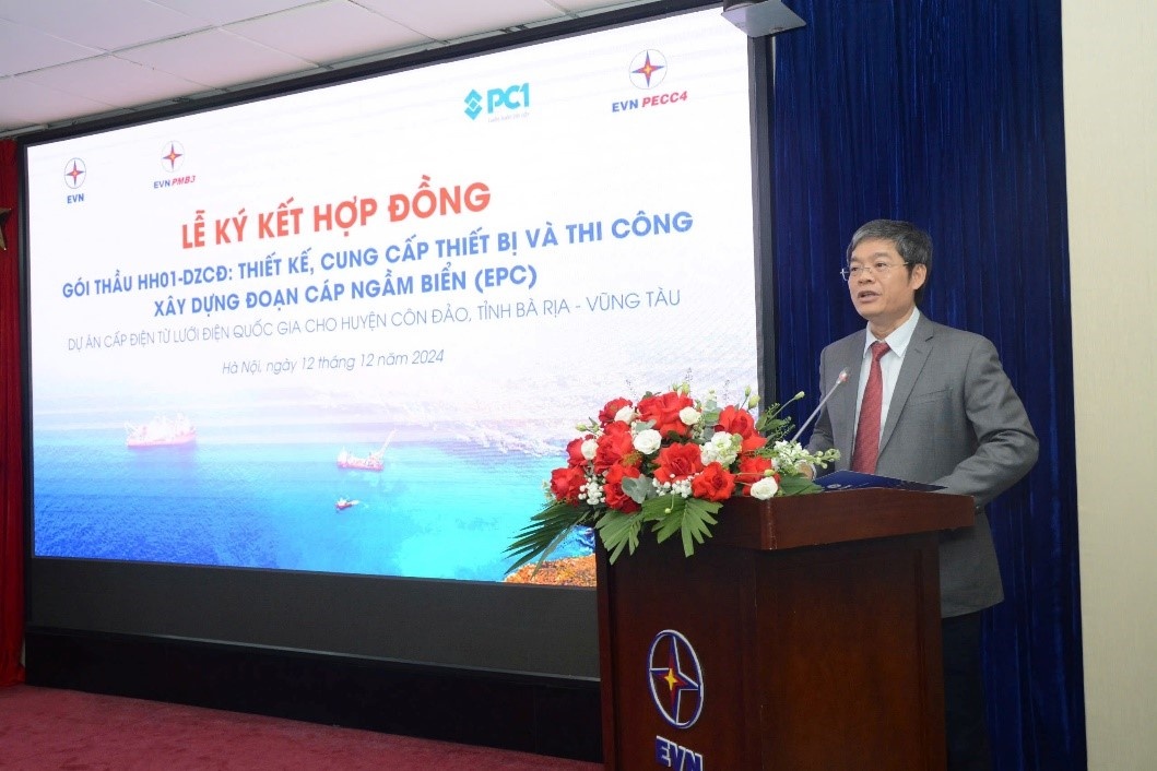 EVN triển khai Dự án Cấp điện từ lưới điện quốc gia cho huyện Côn Đảo, tỉnh Bà Rịa – Vũng Tàu EVN triển khai Dự án Cấp điện từ lưới điện quốc gia cho huyện Côn Đảo, tỉnh Bà Rịa – Vũng Tàu