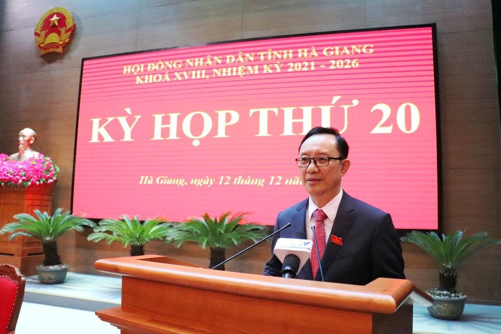 undefined Hà Giang: Kỳ họp thứ 20 HĐND tỉnh khóa XVIII, nhiệm kỳ 2021-2026 thành tốt đẹp