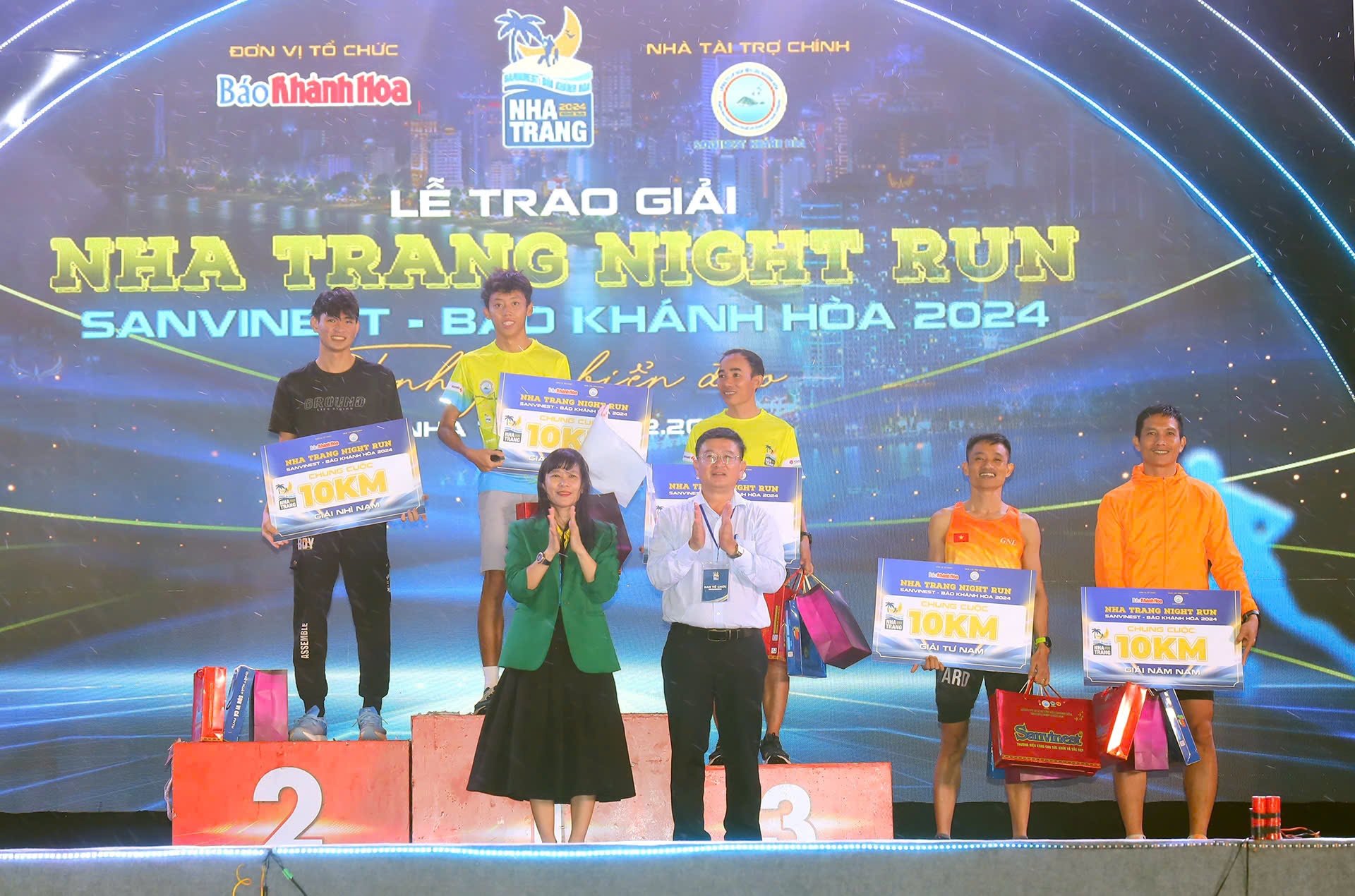 Có 3.150 vận động viên tham gia Giải “Nha Trang Night Run Sanvinest - Báo Khánh Hòa 2024”