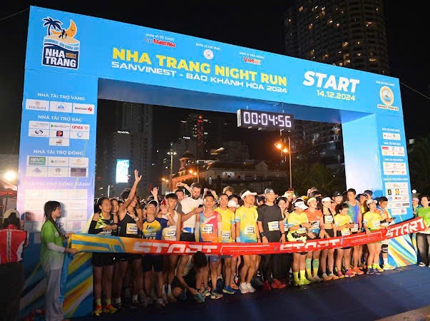 Có 3.150 vận động viên tham gia Giải “Nha Trang Night Run Sanvinest - Báo Khánh Hòa 2024”