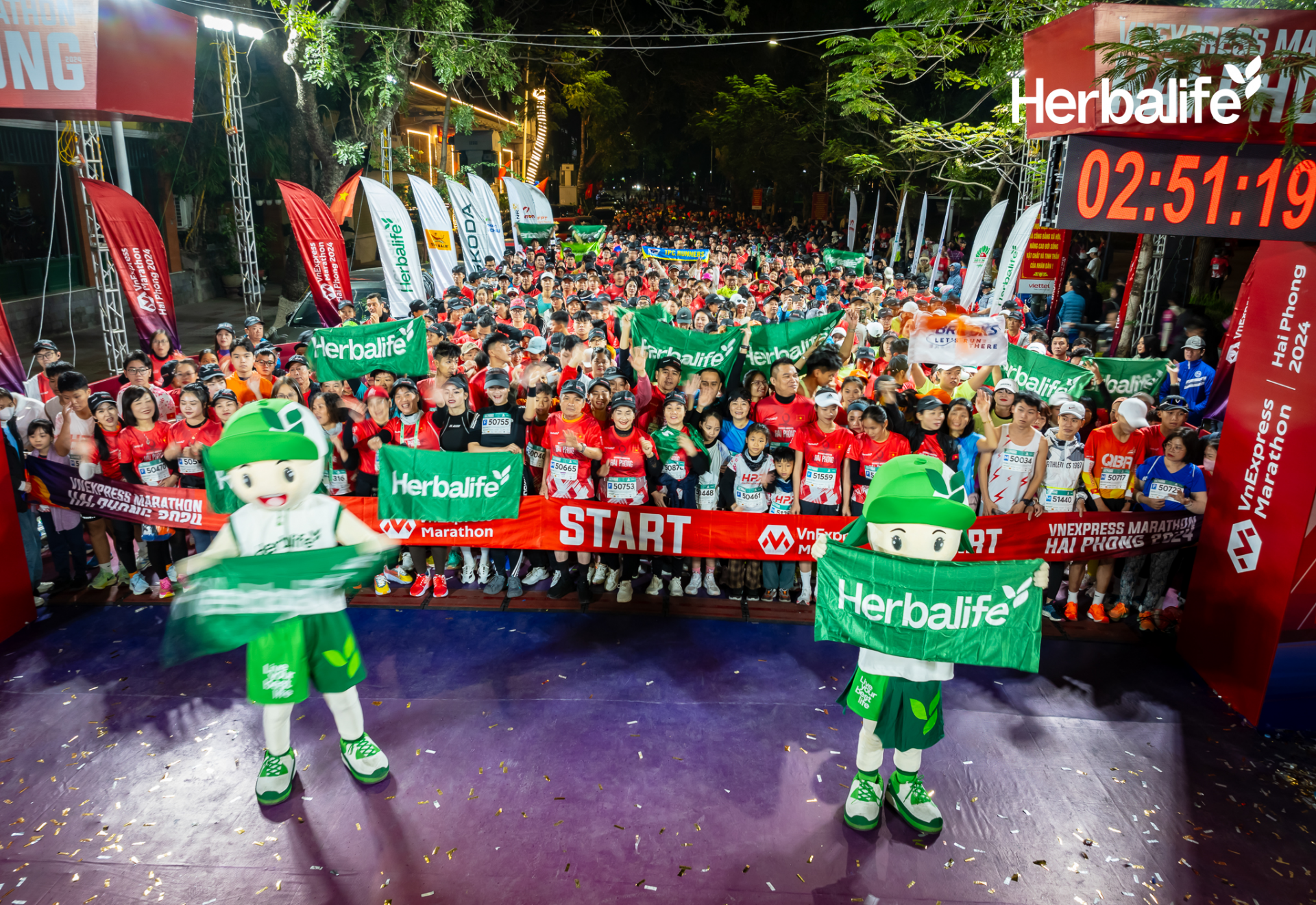 herbalife viet nam dong hanh cung vnexpress marathon hai phong lan thu hai lien tiep