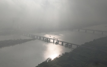 chat luong khong khi tai ha noi va mot so tinh dong bang song hong o muc rat xau