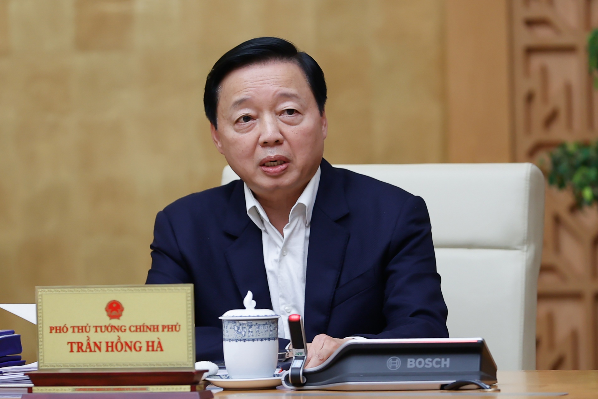 Phó Thủ tướng Trần Hồng Hà phát biểu tại phiên họp - Ảnh: VGP Phó Thủ tướng Trần Hồng Hà phát biểu tại phiên họp - Ảnh: VGP