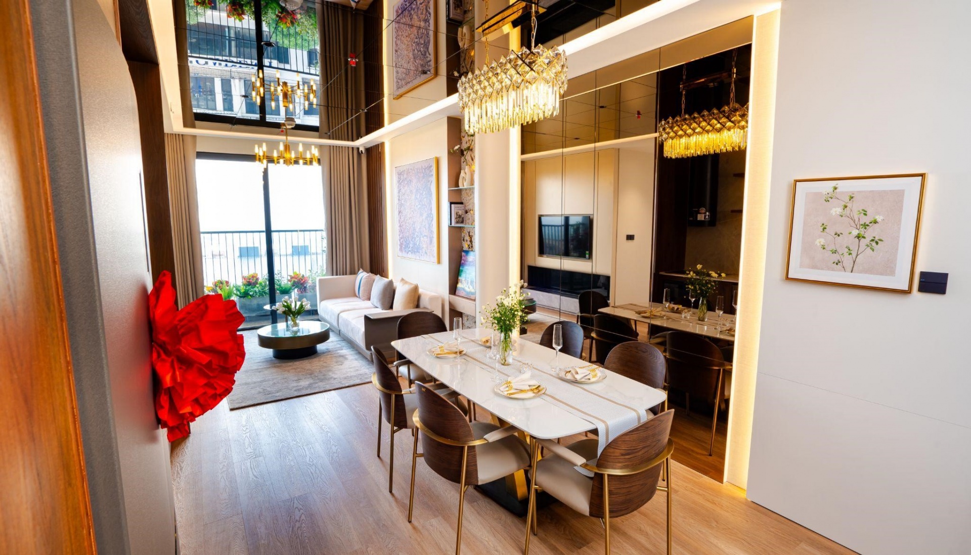 Chính thức cất nóc tòa căn hộ cao cấp The Fibonan Chính thức cất nóc tòa căn hộ cao cấp The Fibonan