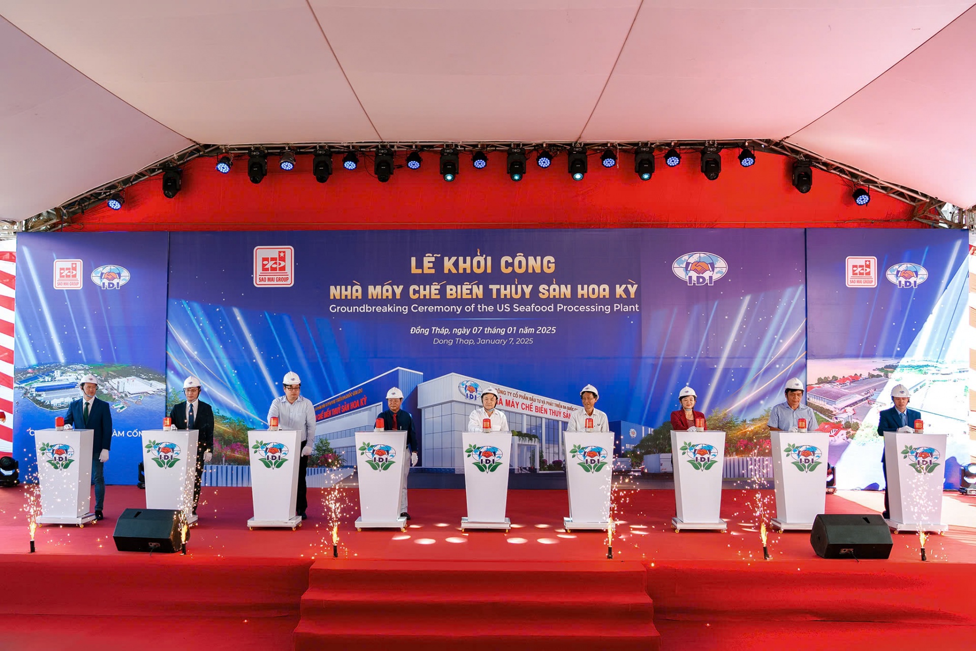 Khởi công xây dựng nhà máy chế biến thủy sản có tổng vốn đầu tư gần 700 tỷ đồng