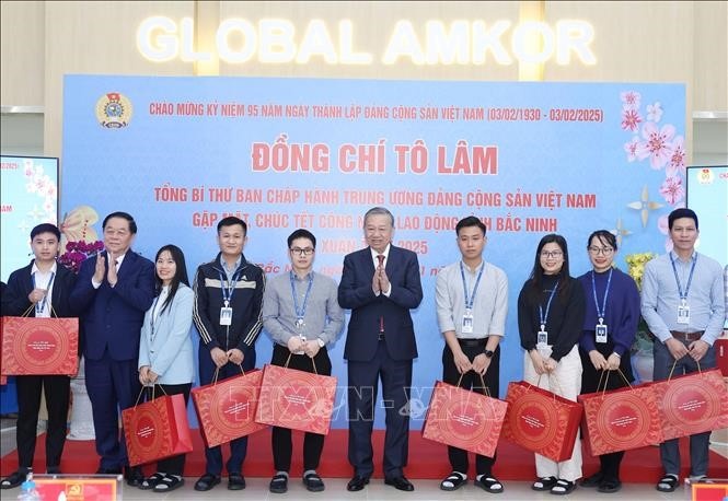 Đồng chí Tổng Bí thư Tô Lâm thăm, làm việc tại tỉnh Bắc Ninh