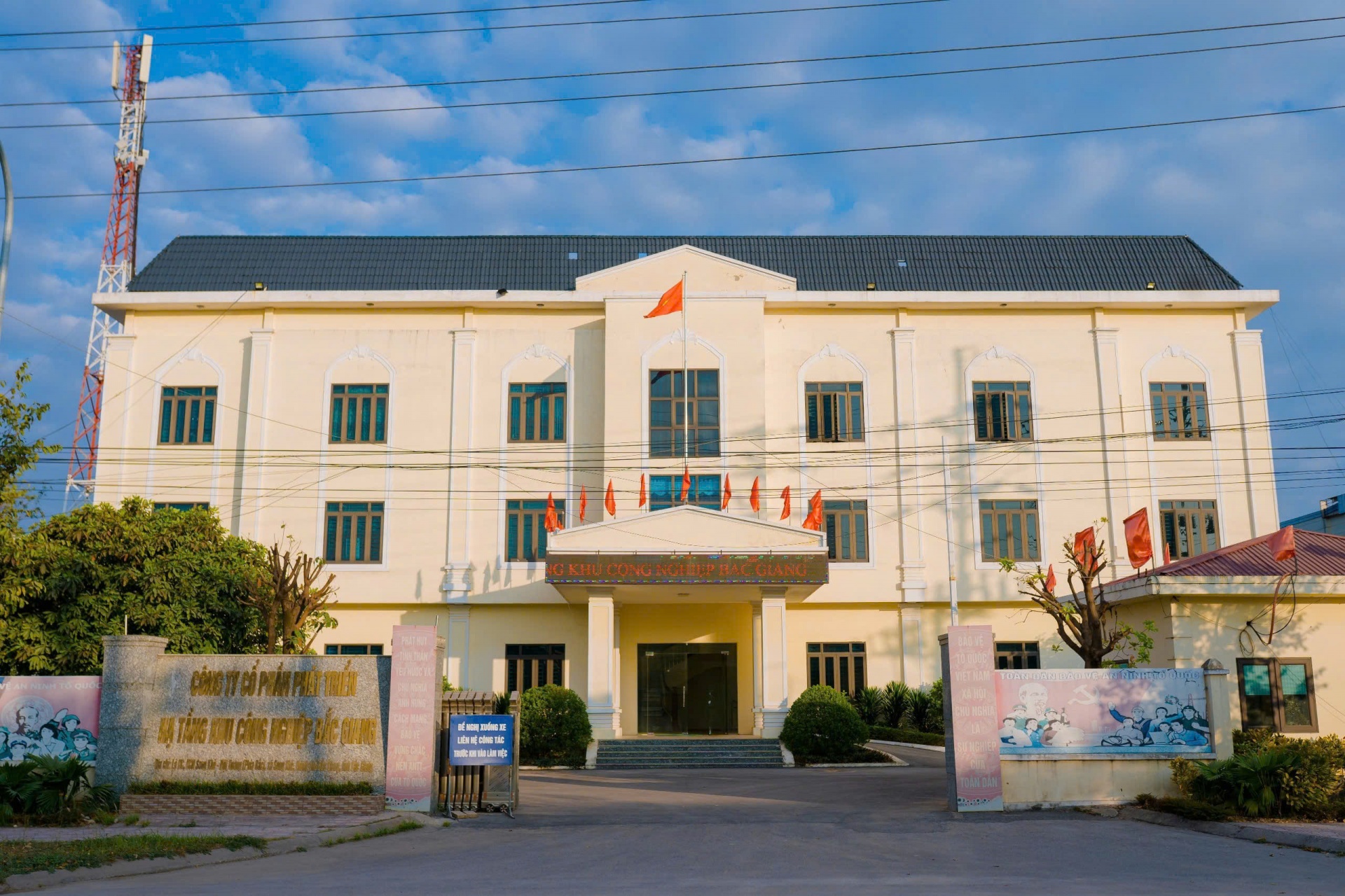 Trụ sở Công ty CP Phát triển hạ tầng Khu công nghiệp tỉnh Bắc Giang